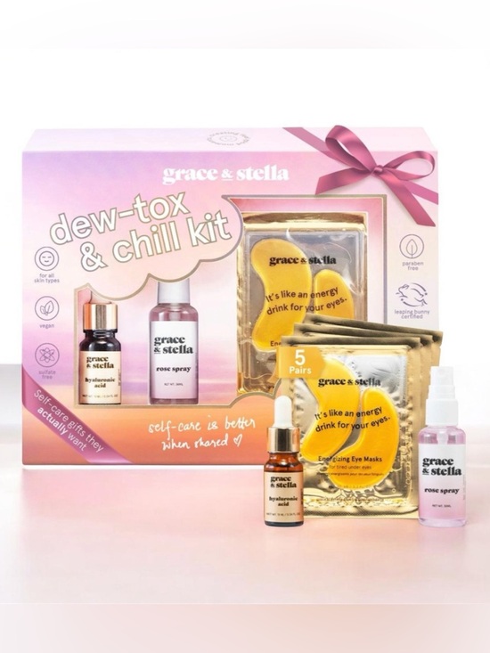 grace & stella Other - Grace & Stella Dew‑Tox & Chill Skincare Gift Set